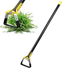 Long Handle Adjustable Garden Hoe Weeder Stirrup Tool Full Size Soil Planting UK