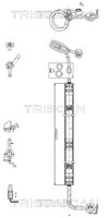 Hydraulikschlauch Servoleitung - Triscan 8516 29039