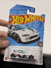 Hot Wheels Honda Civic Custom White HW Drag Strip 7/10 Mainline 172/250 NEW