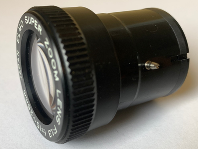 Elmo Super 8 f/1.3 15~25 mm Zoom 2-inch Projection Lens for SC-18