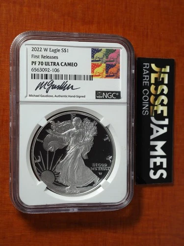 Photo of a 2022-W American Silver Eagle Proof from an eBay listing that sold on Jan 8, 2026