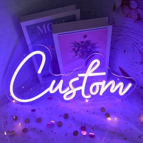 Custom Name Neon Sign – LED Light Wall Decor for Birthday & Wedding