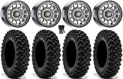 Sedona Sano Bdlk 15x7 Wheels Ct 35'' Warrior XT Tires Polaris RZR
