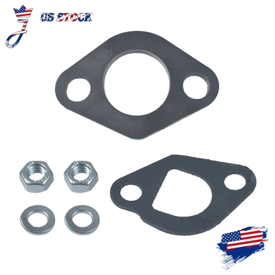 #ad Exhaust Flange Plate amp; Gasket Generator for Predator 212cc GX160 Go Kart $6.99
