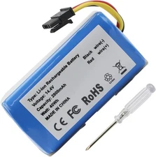 2800mAh Vacuum Battery Replacement for AIRROBO P10 Robot Vacuum Cleaner