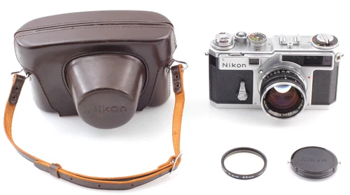 [N MINT-] Nikon SP s/n621xxx Film Camera Nikkor S 5cm 50mm f/1.4 Lens Case JAPAN