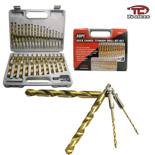 TITANIUM HEX SHANK DRILL BIT SET 