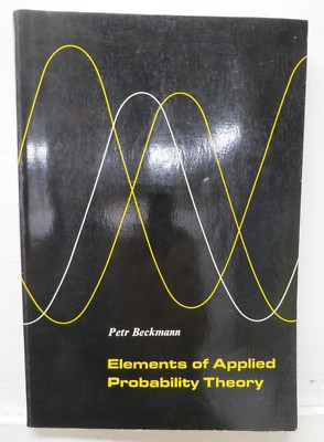 Elements of Applied Probability Theory, Beckmann, 1968, Harcourt Brace - VGd