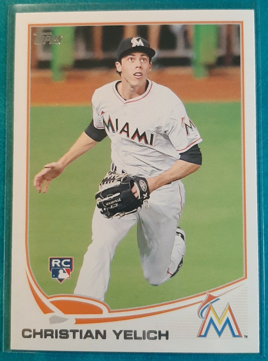 2013 TOPPS UPDATE CHRISTIAN YELICH ROOKIE #290 MIAMI MARLINS