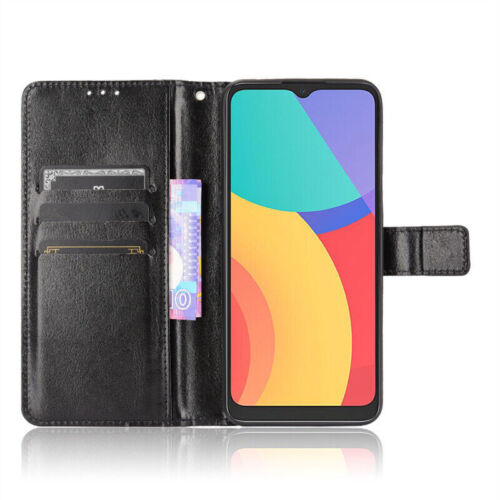Flip Card Wallet Phone Case For Alcatel 1B 2022 1L 1S 3L 2021 1SE 2020 3X 2020 - Picture 13 of 46