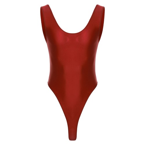 Herren Einteiler Glanz Body Hochgeschnitten Tangas Ärmellos Turnanzug Activewear - Bild 58 von 101
