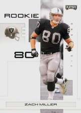 2007 Playoff NFL Playoffs - #159 Zach Miller (RC)