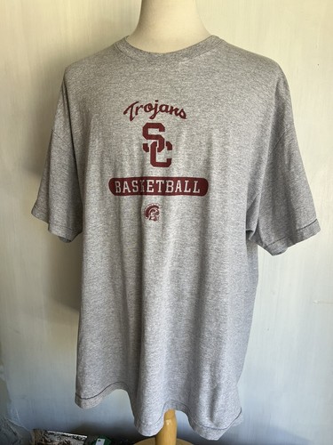 USC TROJANS BASKETBALL Official Men's Southern Cal Vintage 90s T-Shirt Size 2XL - Picture 3 of 5