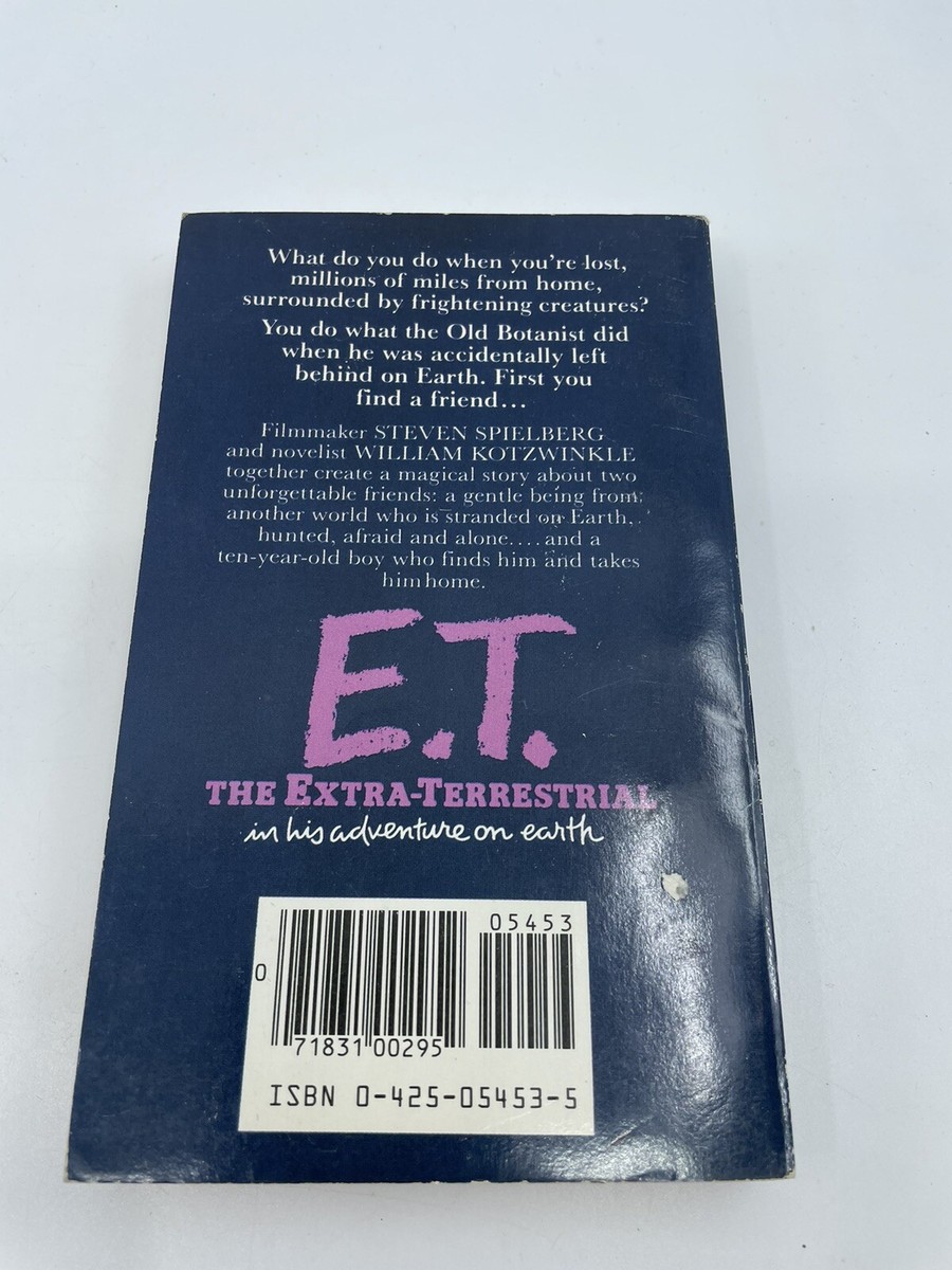 Vintage 1982 E.T ET The Extra Terrestrial Paperback Book