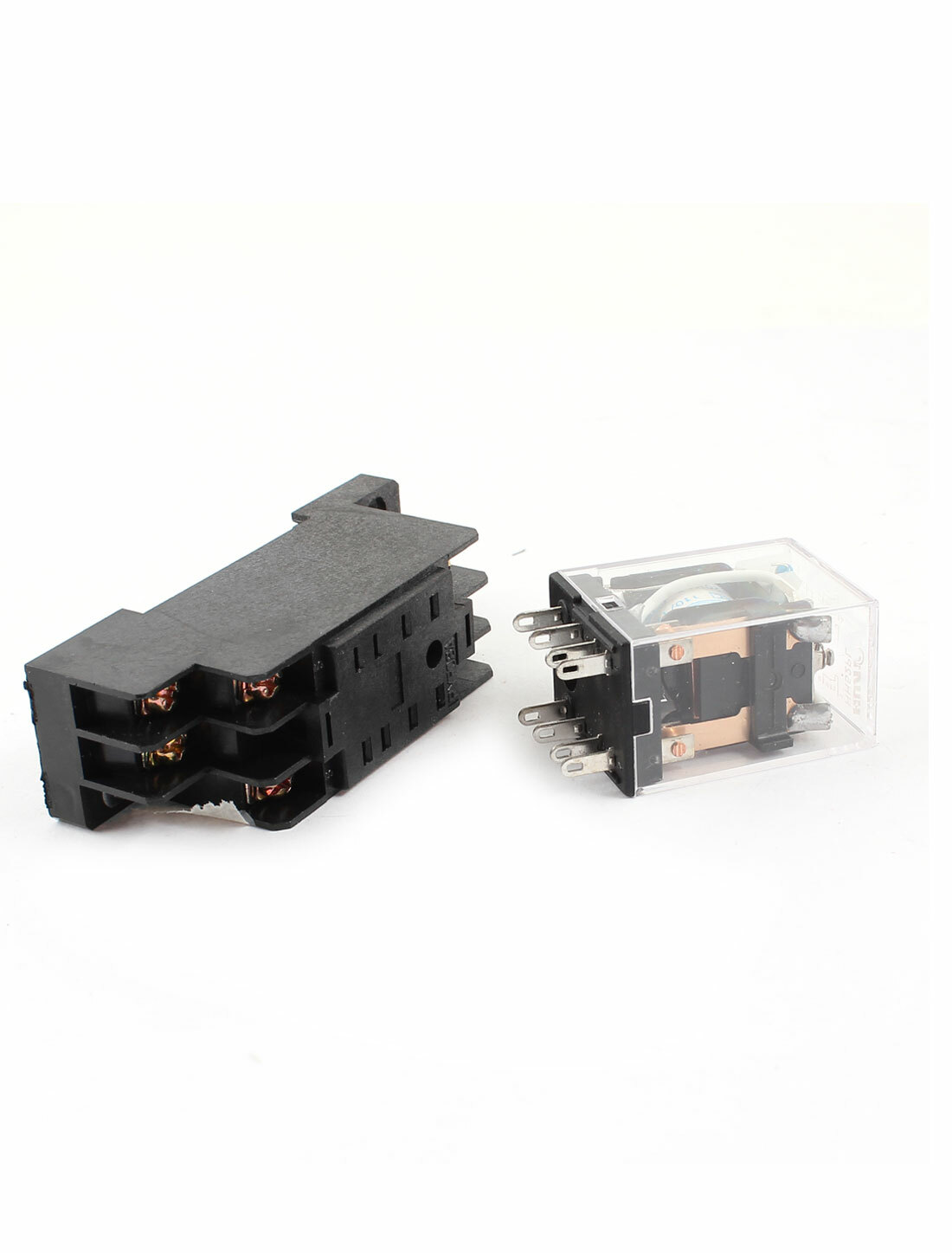 AC 110/120V Coil DPDT 8 Pin Red LED General Purpose Power Relay w ...