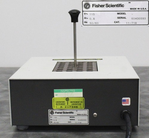 Fisher Scientitifc Dry Bath Incubator with 24-Slot Tube Block Cat. No. 11-718 - Picture 5 of 6