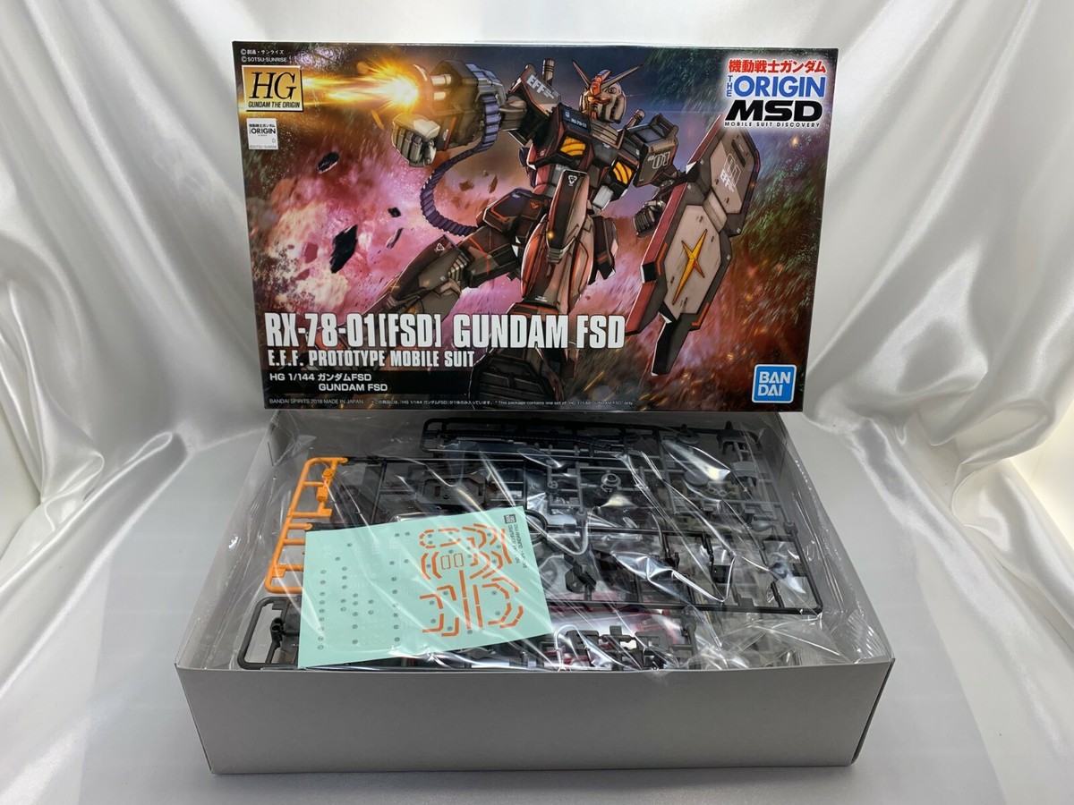 BANDAI 1/144 HG Gundam The Origin MSD RX-78-01 Gundam FSD Plastic