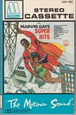 MARVIN GAYE CASSETTE TAPE: "SUPER HITS" 1970, 1982 REISSUE