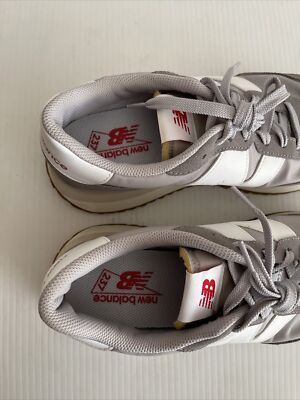 NEW New Balance Mens 237 V1 Marblehead Shoes MS237GE - Grey/White  