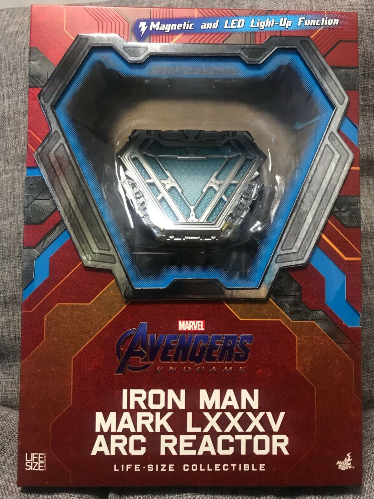 Hot Toys 1/1 Life Size Collectible Avengers Iron Man Mark Lxxxv Arc Reactor  | Ebay