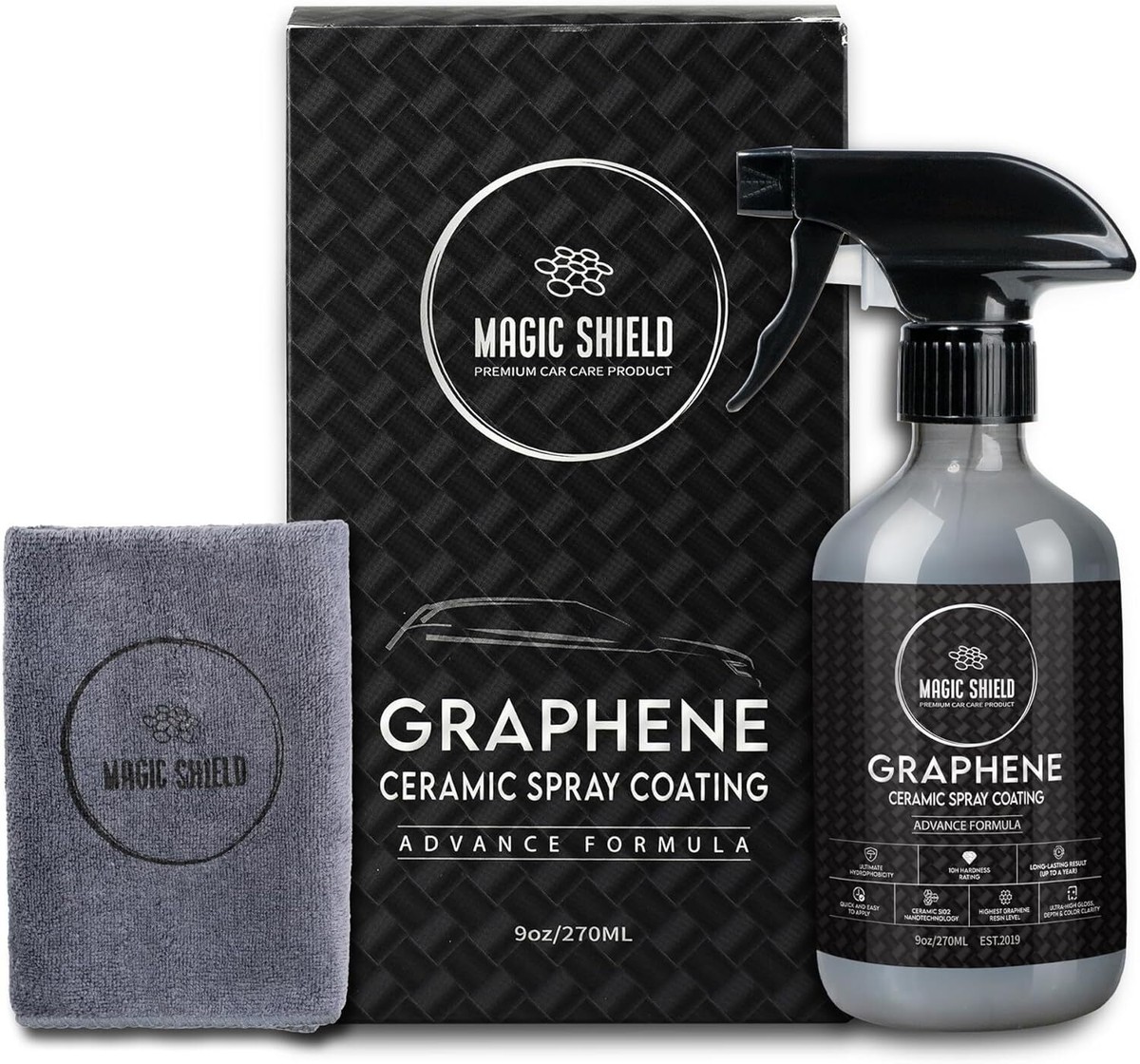 Graphene Ceramic Spray Coating Quick Easy Application Fl Oz