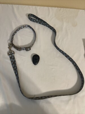 StarMark CLICKER Dog Puppy Command & Trick Training harness  leash  S/M Dog