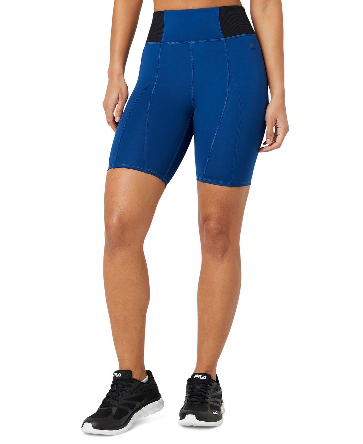 Pantaloncini bici donna Fila Performa ESF11106 taglia small colore blu navy