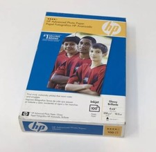 Open box Hewlett Packard HP Advanced Photo Paper Glossy 4" x 6" Q6638A 71 sheets