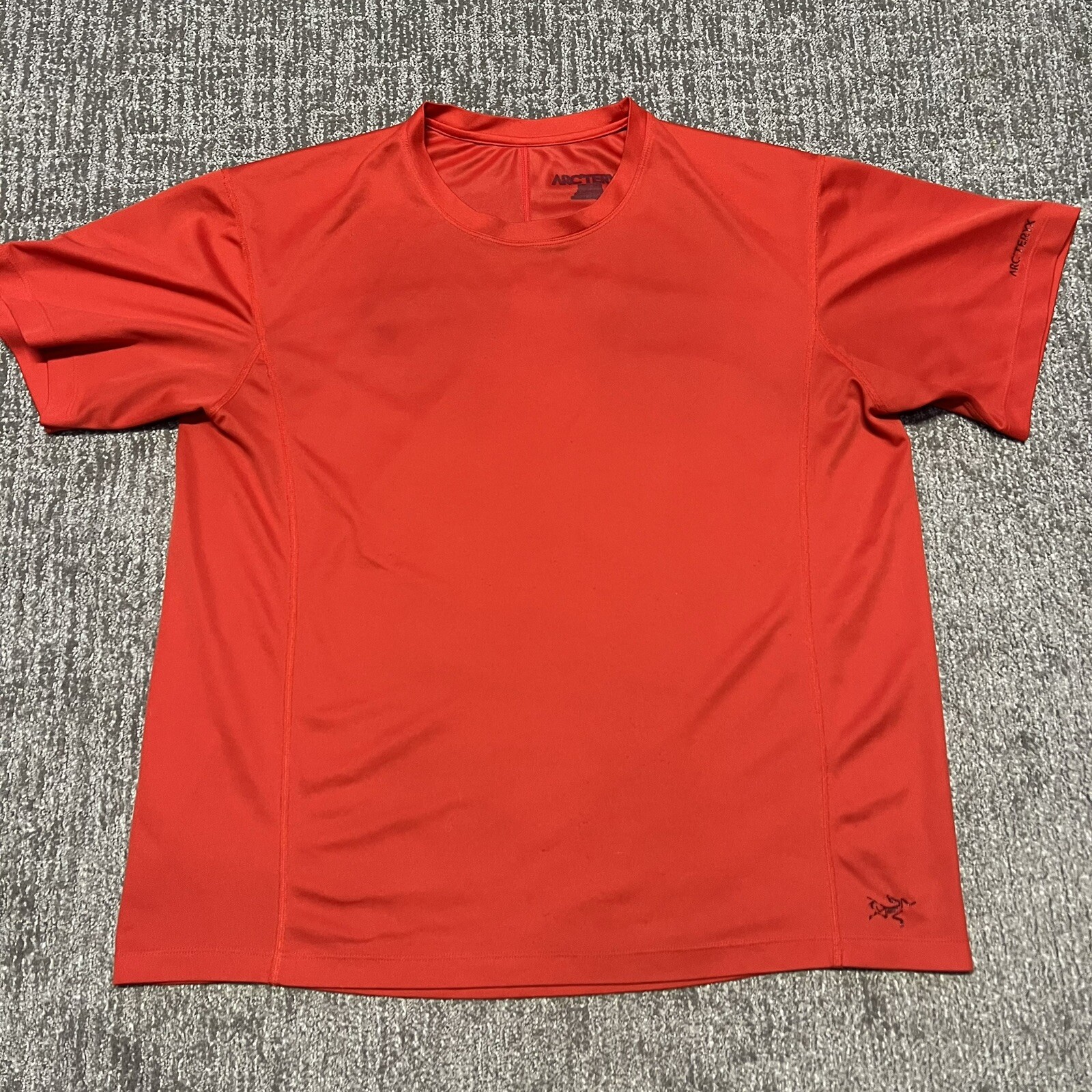 T shirt vintage Arc'teryx da uomo attiva XL poliestere leggera corsa escursionismo