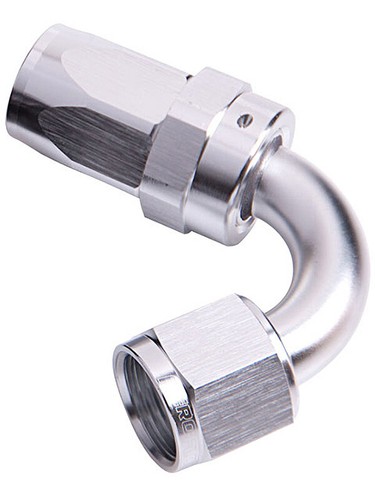 Aeroflow 100 Series Taper 120 Degree Hose End -4AN Silver (AF104-04S ...