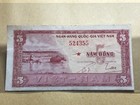 Viet Nam - South. Replacement / Star note, 5 Dong ND (1955) Pick 13a_LDP Shop.