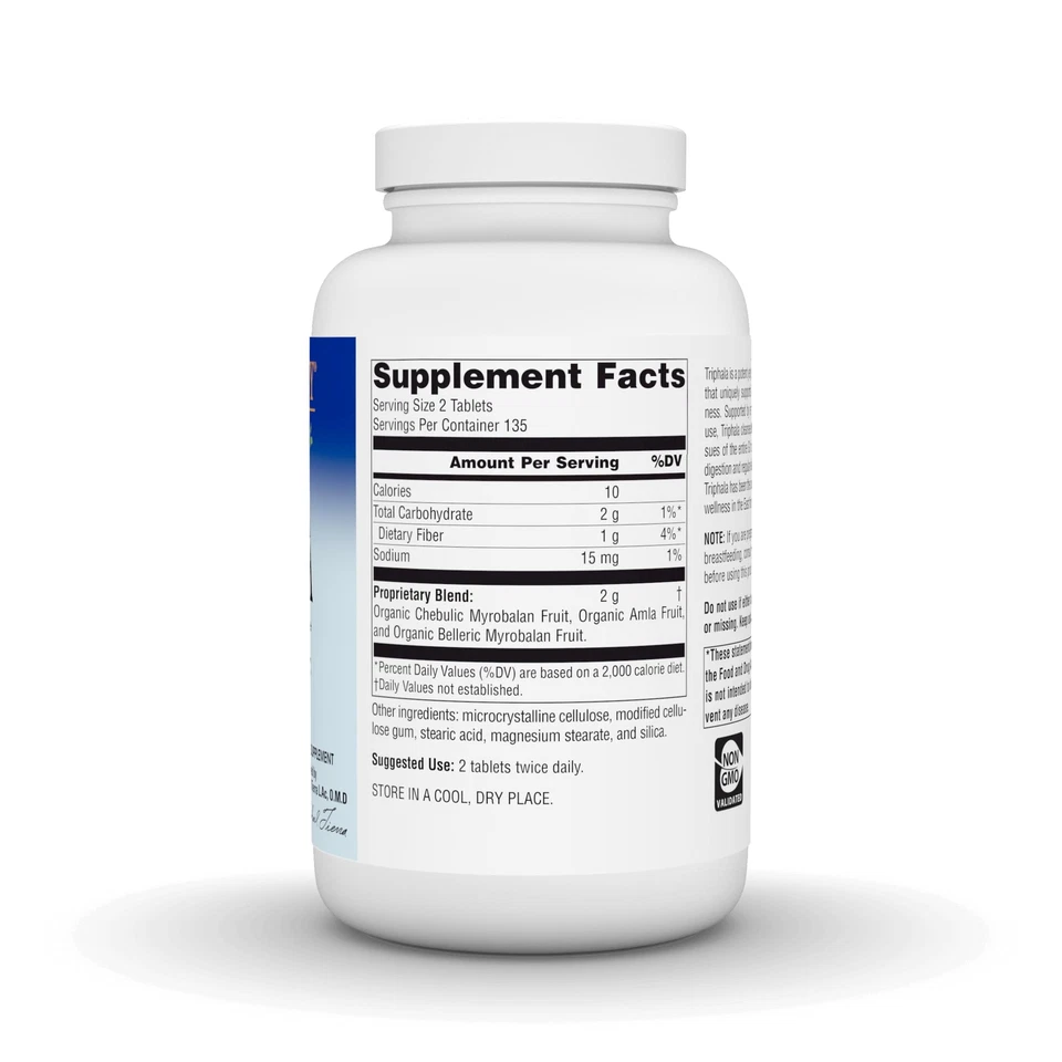 Triphala Herbal Supplement 270 Count Gentle Colon Cleanse and Detox Benefits - Изображение 3 из 4