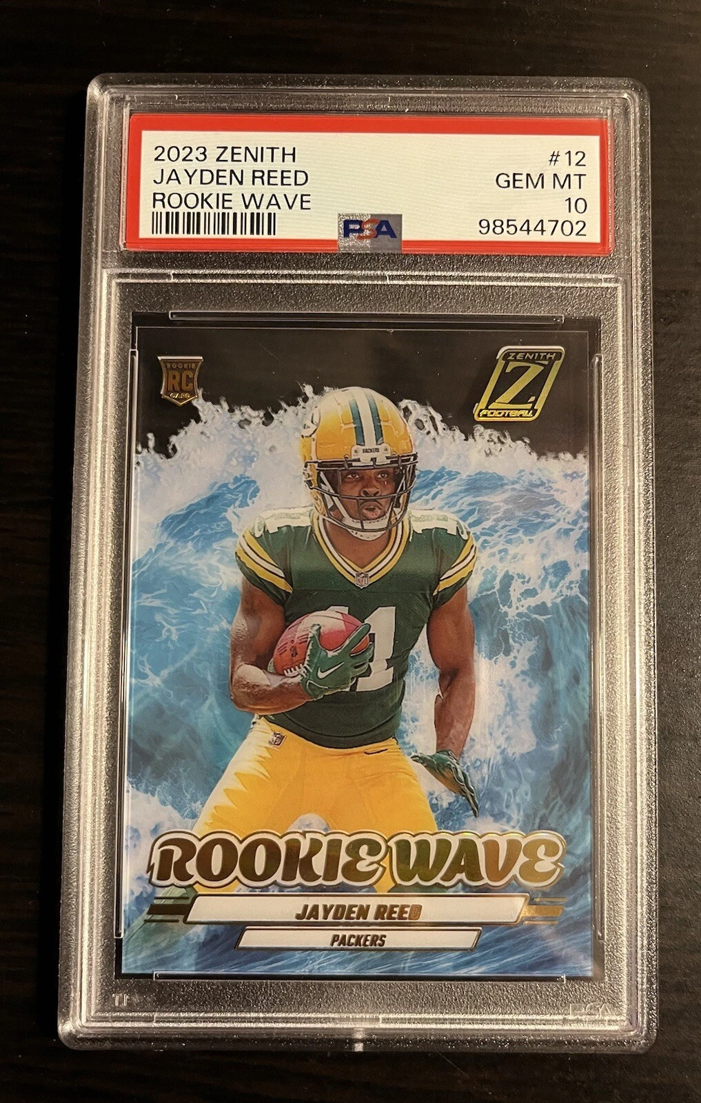 Jayden Reed Panini Zenith Rookie Wave #12 Base