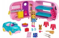 Barbie Chelsea Doll Car + Caravan Trailer FXG90 Mattel