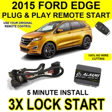 2015 Ford Edge Remote Start Plug & Play Easy Install SUV 3X Lock Start FO2