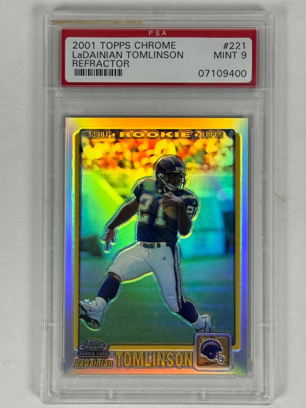 LaDainian Tomlinson SP Authentic #221 Rookie Refractor