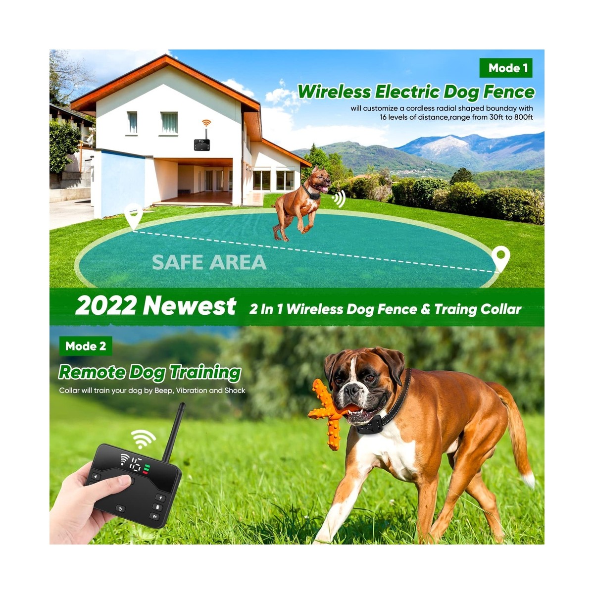 Dog Fence Outdoor Gps Dog Fence Collar GPS Wireless Dog Fence