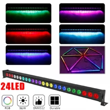 120W RGB 24LED Wall Washer Stage Light Bar DMX Party Club DJ Club Disco Light