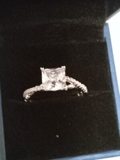 New Created Topaz Ring Set in 925 STERLING SILVER HIGH QUALITY WITH RING BOX S.9