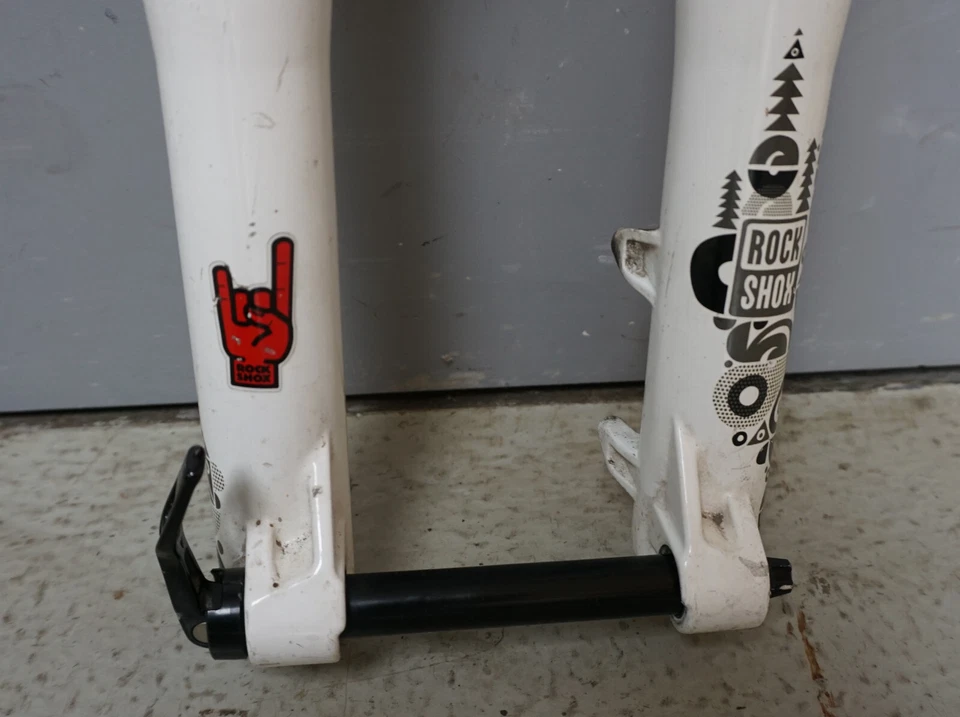 Rockshox Totem Gabel Fork Fahrrad Federgabel tapered weiß für 26 " (A023-684) - Bild 3 von 4