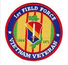 1st Field Force Vietnam Veteran 4" Patch