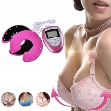 Enlarge Female Breast Bigger Massager TENS Massage Relax Sore Muscle Stimulator