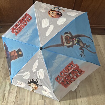 Cloudy With A Chance Of Meatballs Umbrella 2009 New Rare