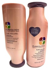 pureology pure volume shampoo  conditioner 8.5oz ea scuffed bottle