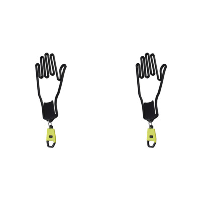 Glove Dry Racks Tragbare Handschuhe Dehner Ständer Golfzubehör (gelb)