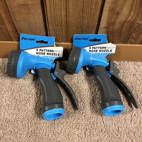 2 Brand New 8 Pattern Hose Nozzles