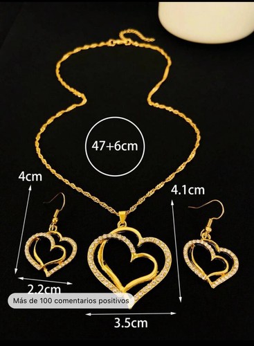 3 PIECE KIT WITH GOLDEN FASHION HEART ORNAMENT - Picture 5 of 5
