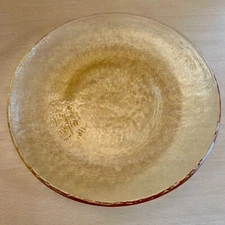 Fire and Light Recycled Glass 11" Dinner Plate - CITRUS