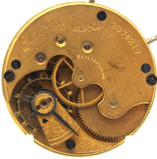 1887 ELGIN POCKET WATCH MOVEMENT 2374217 GRADE 94 6s 11j EO2