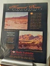 MAYNARD DIXON    ART  ART PIECE VTG ORIG  1996 ADVERTISEMENT,